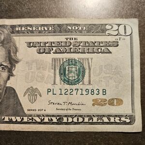 Collectible $20 Bill 12/27/1983 Serial Number Birthday Or Anniversary Bank Note
